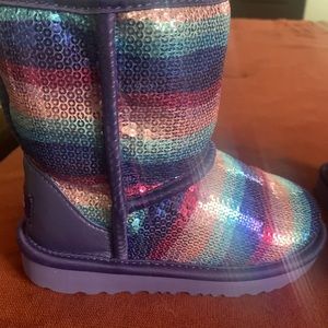 Uggs multi color kids boots